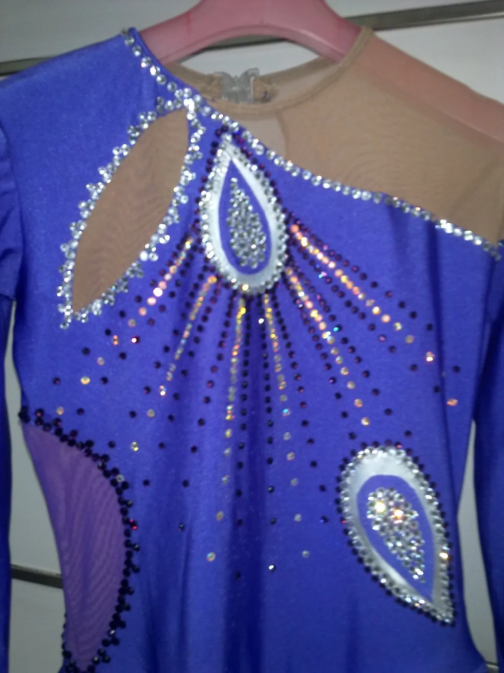 Бесплатная доставка платье для фигурного катания RG гимнастическое трико Acro Baton