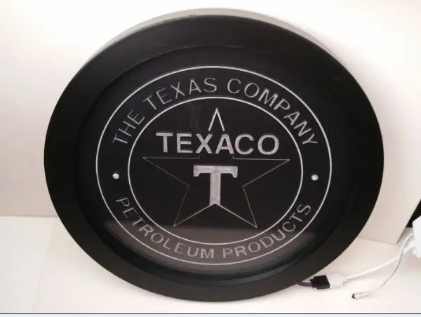 TEXACO фарфор газовый насос мужская пещера RGB светодиод многоцветный беспроводной