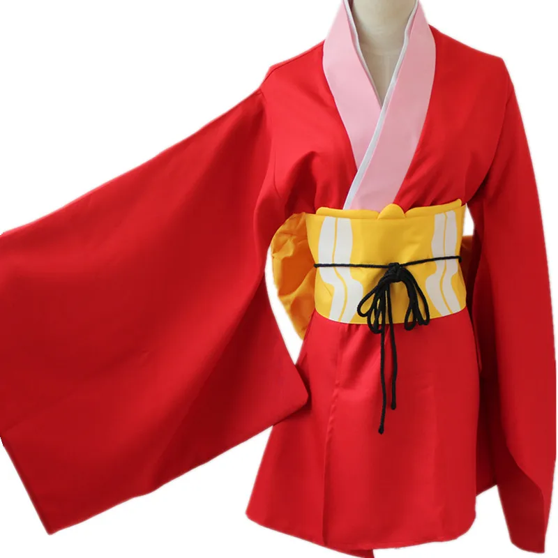 Аниме GINTAMA косплей Кагура COS Хэллоуин вечерние унисекс косплей костюмы кимоно