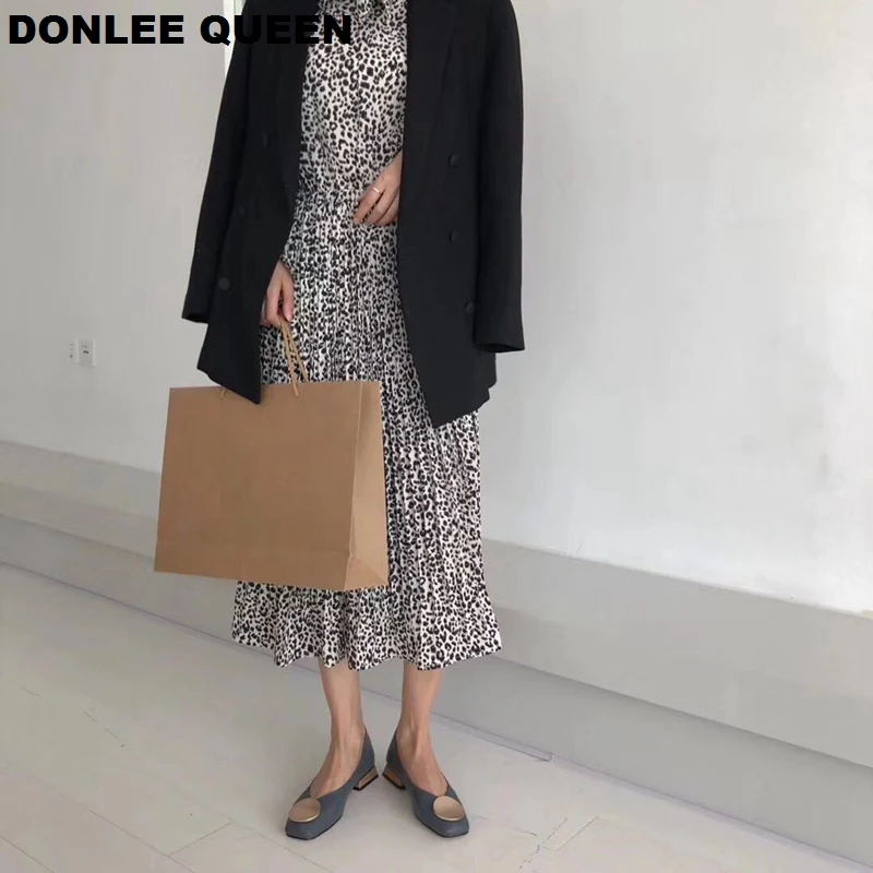 Туфли DONLEE QUEEN женские на низком деревянном каблуке балетки квадратный носок с