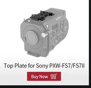 SmallRig верхняя ручка для FS7/FS7II/FS5/Ursa мини БЫСТРОРАЗЪЕМНАЯ Ручка с натовским Рельсом Arri фиксирующие штифты 15 мм стержень зажим-1979