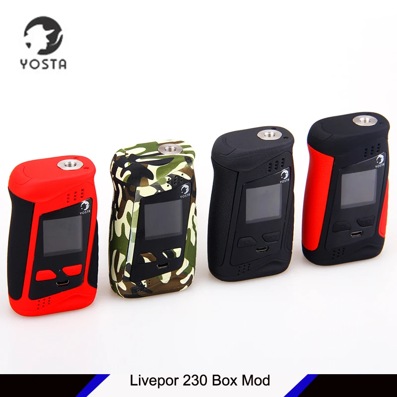 Новый оригинальный Yosta Livepor 230 коробка мод Вт электронная сигарета с 3 4 см ips экран