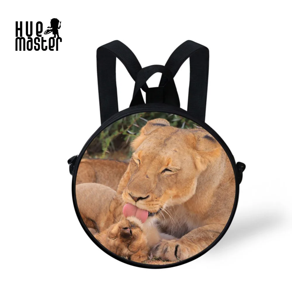 Детский круглый рюкзак с принтом животных для мальчиков и девочек|kids small backpacks|small