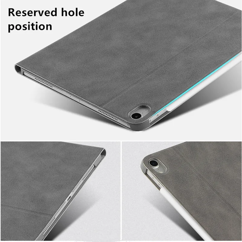 Кожаный магнитный смарт-чехол с откидной подставкой для Apple iPad Pro 11 2018 защитный