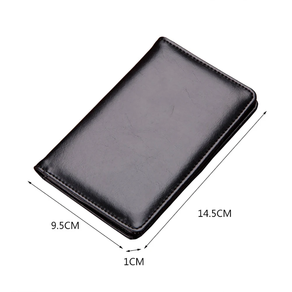 Модный Ретро однотонный Кошелек из искусственной кожи для путешествий паспорта