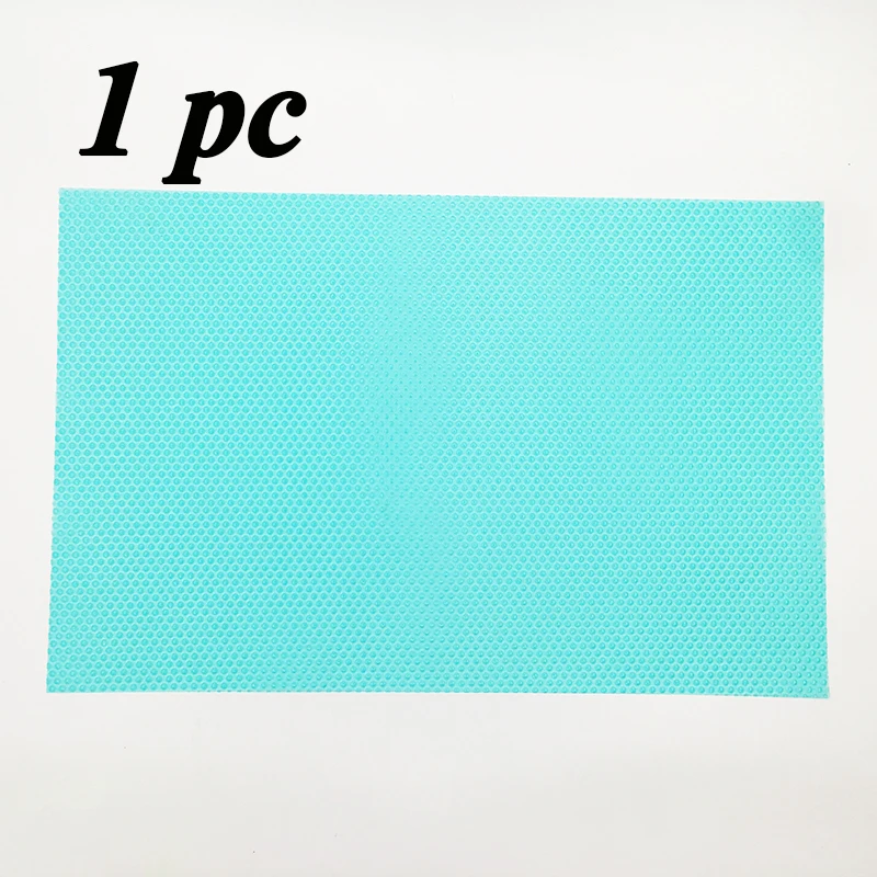 1pc blue 1 шт./4 шт. коврик для холодильника Антибактериальный противообрастающий плесень влажный задний коврик коврики для холодильника водонепроницаемый силиконовый коврик - Цвет: 1pc blue