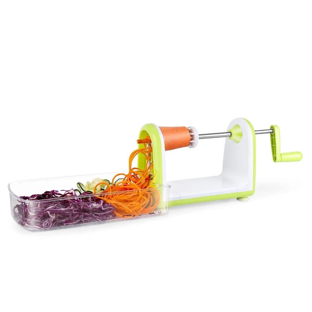 Складной 5 Blade Овощной Spiralizer Veggie паста и спагетти Спираль Тесак морковь цуккини