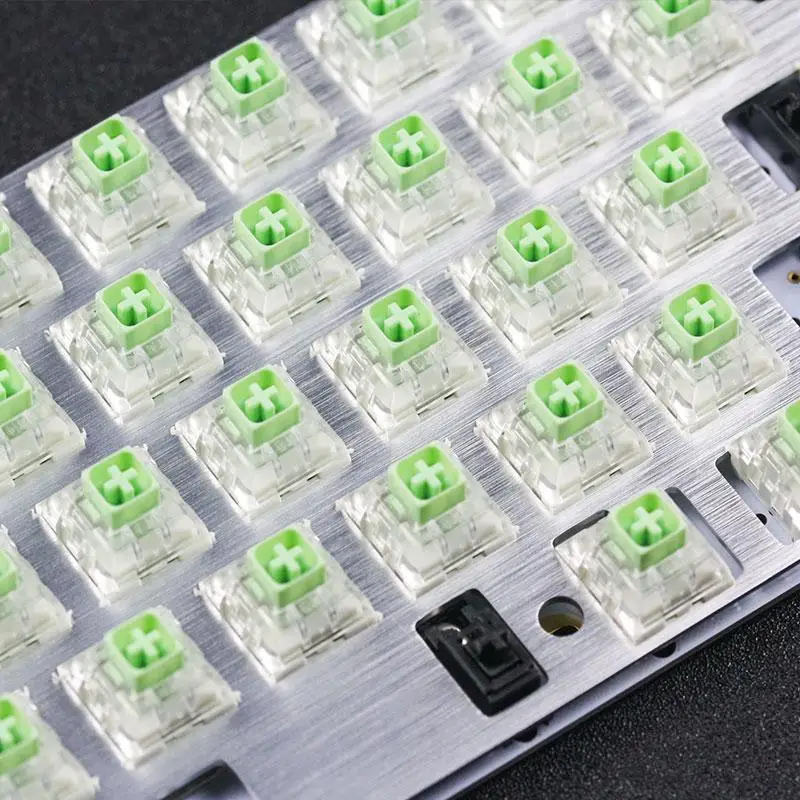 Полностью в сборе DZ60 PCB с Aliazs Gateron Box темно-синий нефритовый переключатель/тип-c/винт stab/Alu пластина для 60% механическая клавиатура