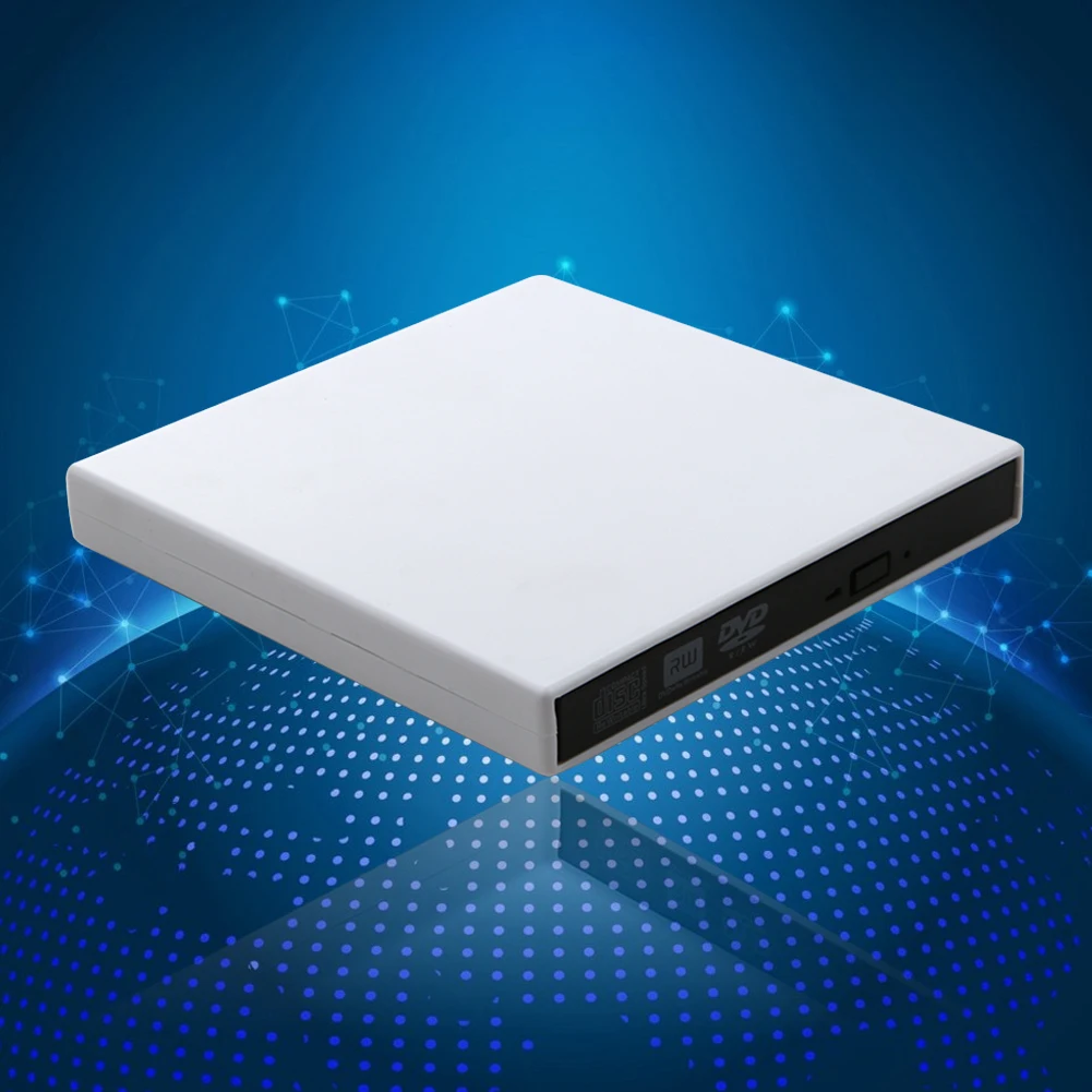 Портативный внешний тонкий USB 2,0 Внешний Burner/DVD-RW горелка привод CD DVD ROM Combo писатель для ПК Mac ноутбук нетбук FW1S
