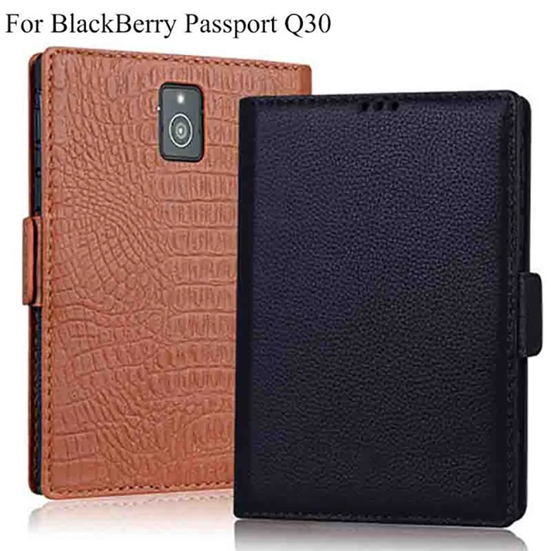 Чехол-книжка из натуральной кожи для BlackBerry Passport Q30 чехол-накладка Q 30 | Мобильные