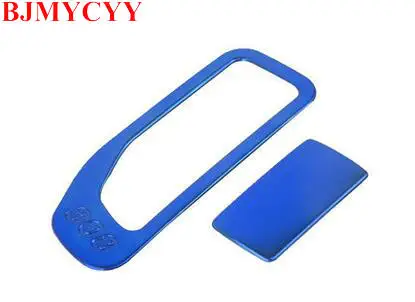 

BJMYCYYpc Car-covers High quality stainless steel Glove box for Peugeot 308 2016year storage box Decorative box Glove box handle