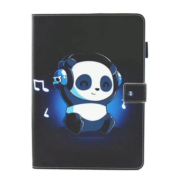 

Fashion Cartoon Silicone PU Leather Cover Case For Apple New iPad 9.7 2017 A1822 Case Tablet Colorful Pattern Stand Shell