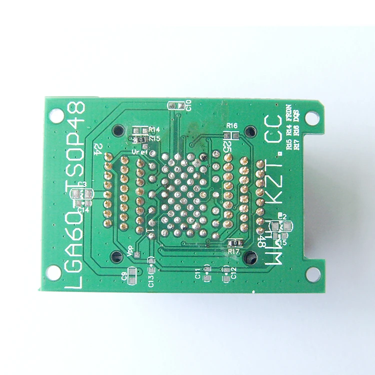 LGA60 к DIP48 Flash программатор адаптер с открытой верхней структурой IC тестовый разъем