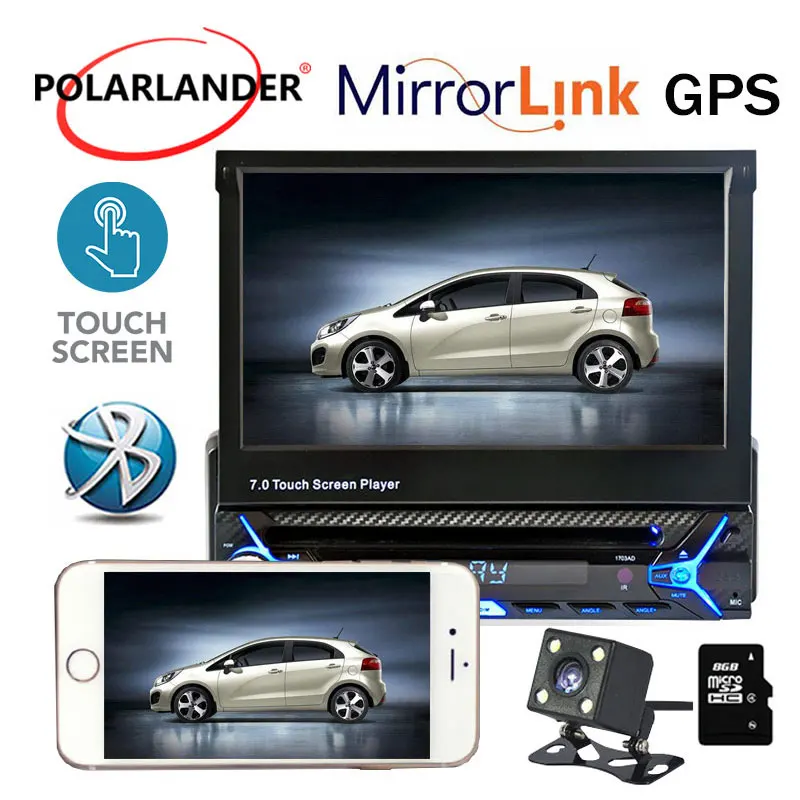 7 &quotавтомобиль радио Сенсорный экран DVD/MP3/FM/USB стерео MP5 Player Поддержка Wi Fi gps