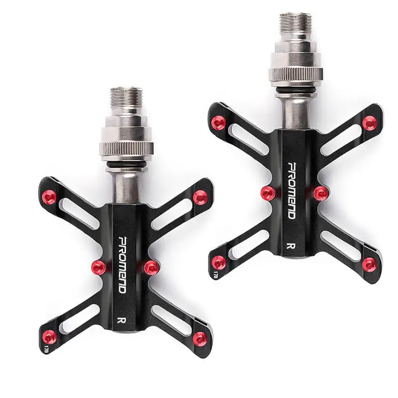 Quick release pedal БЫСТРОРАЗЪЕМНАЯ велосипедная педаль 9/16 MTB, плоская педаль для горного велосипеда MTB, 3 подшипника, педаль для езды на велосипеде, ультра-светильник - Цвет: Quick release pedal