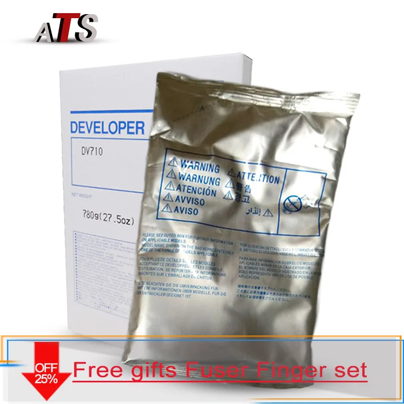 

1PC 780g Black Developer Powder DV710 For Konica Minolta bizhub BH 600 601 750 751 Compatible BH600 BH601 BH750 BH751