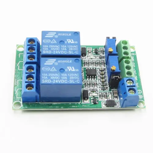 Уникальный DC 24 V 2-канальный Компаратор напряжения точный LM393 модуль | Электроника