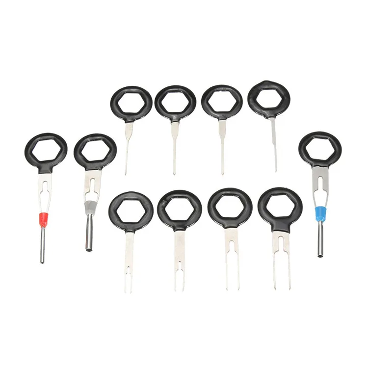 11Pcs/Set Terminal Removal Tools Electrical Wiring Crimp Connector Set Key Pin Car Extractor Kit for Plug key Repair Tool |