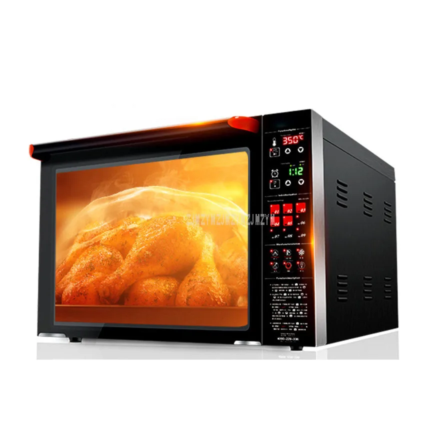 4 слоя 80л большая емкость Циркуляция горячего воздуха печь для выпечки 3000 Вт