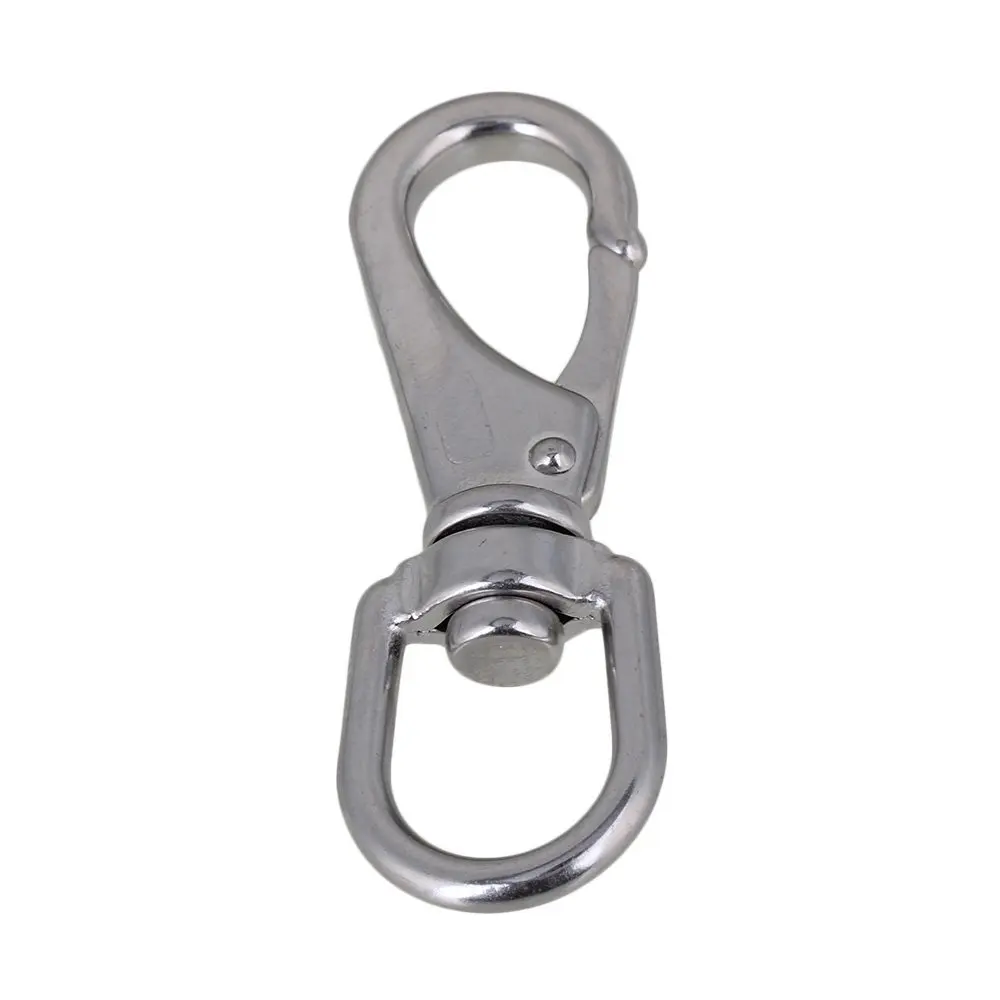 5pcs Multi-use Boat Swivel Eye Snap Hook Size 1# Silver 304 Stainless Steel | Обустройство дома