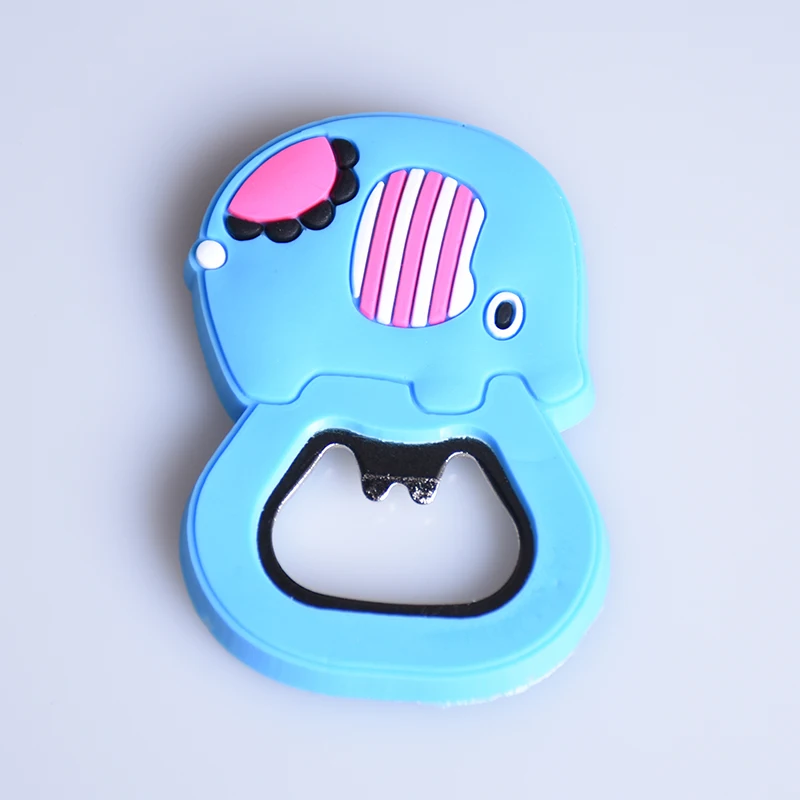 Креативная мультяшная многофункциональная силиконовая открывалка для бутылок