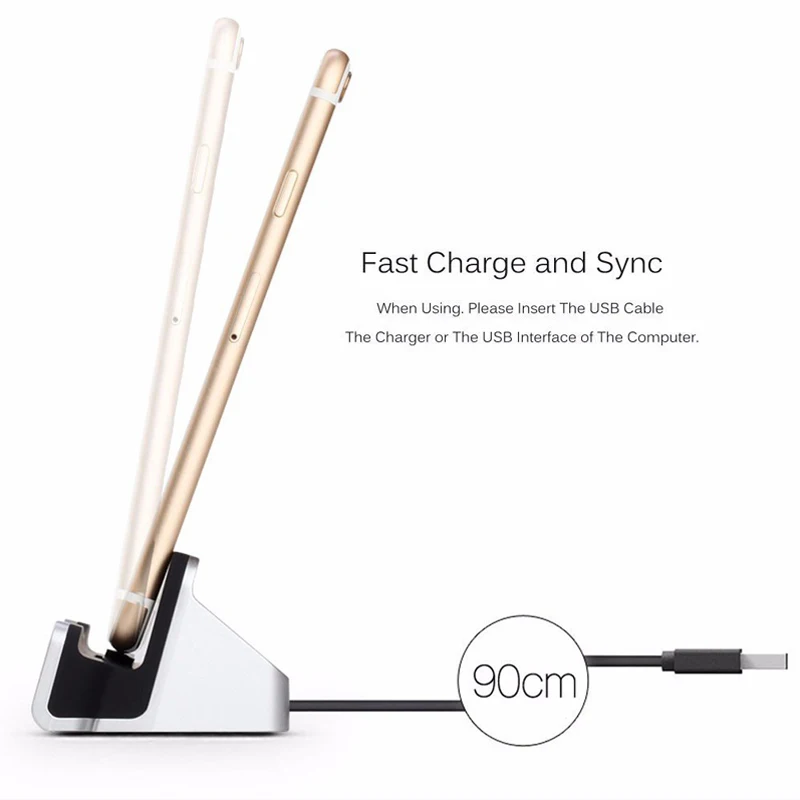 Настольная зарядная док-станция 8 Pin USB для iPhone XS Max XR 7 Plus подставка Док-станция X 6 6S