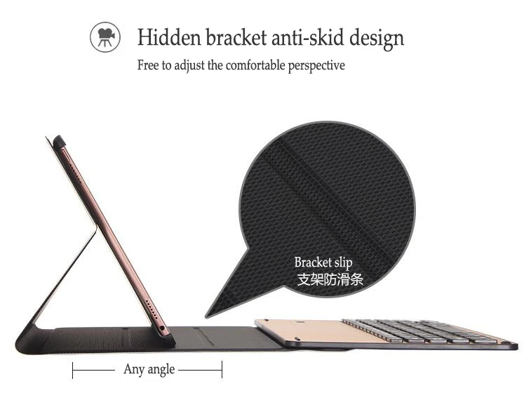 For iPad Pro 9.7 inch 2016 Wireless Bluetooth Keyboard Case Tablet Aluminum Alloy Flip Stand Cover+Stylus | Компьютеры и офис