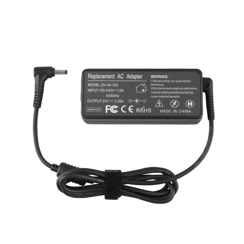 Зарядное устройство 20V 2.25A 3.25A 45W 65W 4 0*1 7 AC для ноутбука Lenovo Ideapad 100S 14 15 Yoga510 710s 310S 110 100