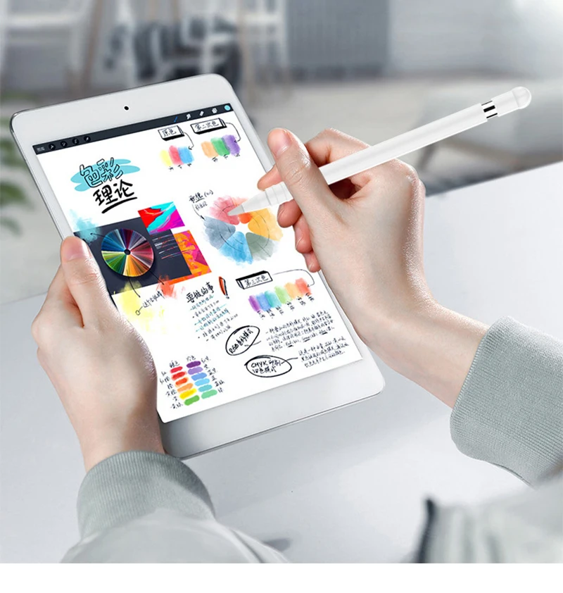 Мягкий силиконовый чехол для Apple Pencil Case для iPad Pencil cap Насадка На глушитель держатель планшет ручка-стилус чехол