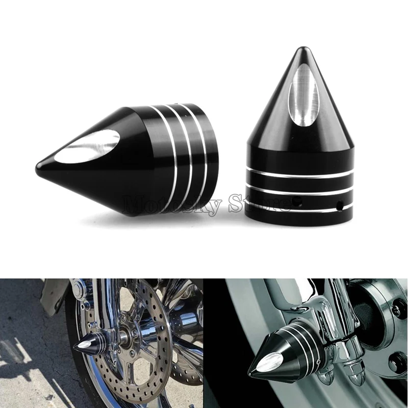 Мотоцикл CNC Cut передняя ось крышка Гайка Крышка для Harley Sportster Dyna Softail Touring Road King FXD FXST
