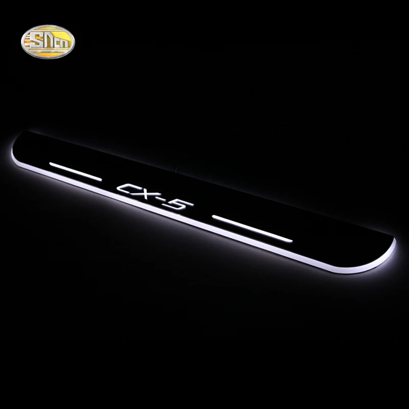 SNCN светодиодный порог для Mazda светильник CX5|door sill scuff plate|silling lightsill plate |