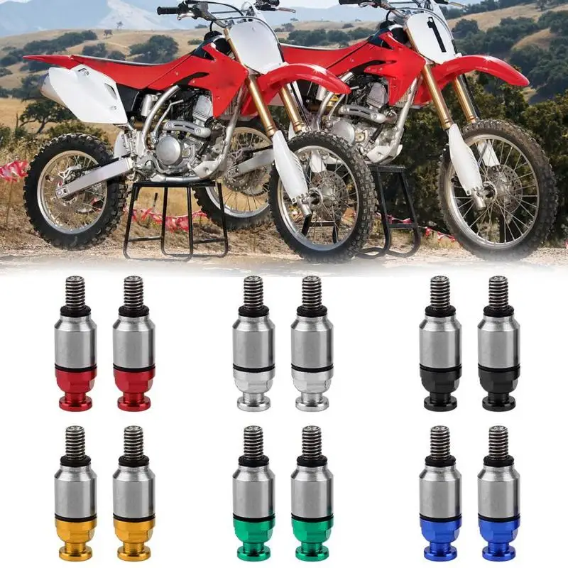 M5x0.8mm 1 Pair Fork Air Bleeders Relief Valves for Motocross Dirt Bike Motorcycle Accessories Parts Bleeder | Автомобили и