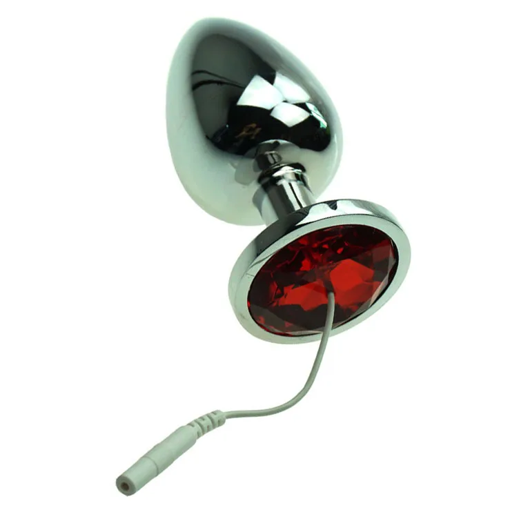Electro Sex Metal Anal Plug/Butt Plug Toys For Men Woman Electric Shock Accessories Medical Prouducts 3 Sizes |