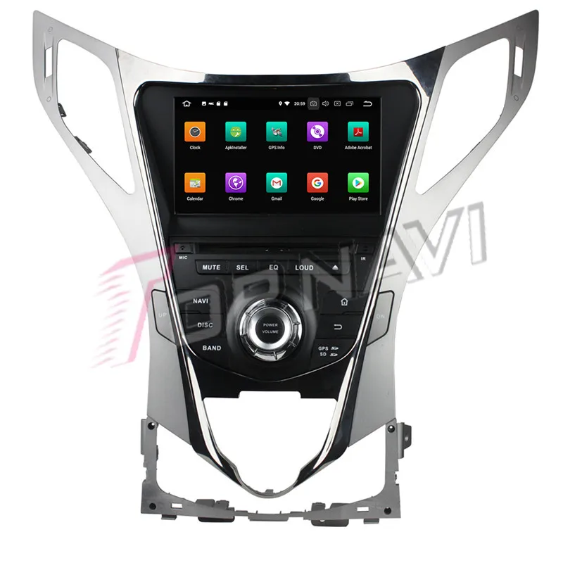 Автомобильный мультимедийный DVD плеер Topnavi 8 дюймов Android 9 0 для Hyundai AZERA greathg I55 2011 2012