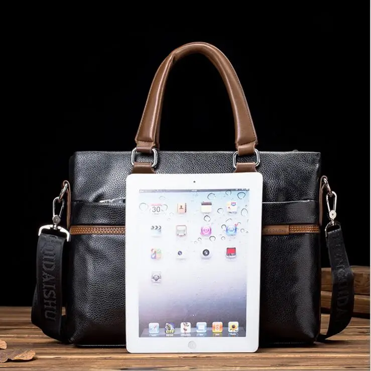 2016 Новый Человек Сумка Из Натуральной Кожи Бизнес Мужчин Компьютер тонкий ad