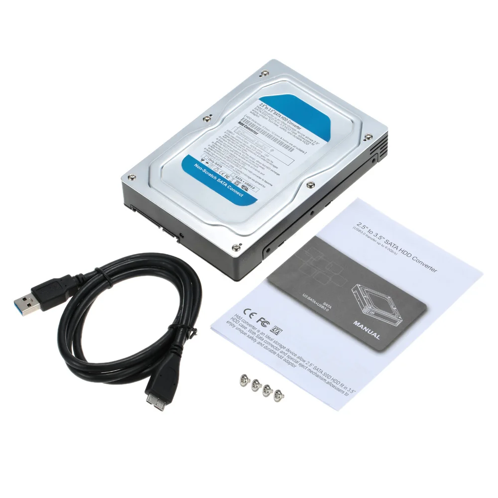 Переходник с одного отсека 2 5 дюйма на 3 SATA внешний корпус для жесткого диска USB 0