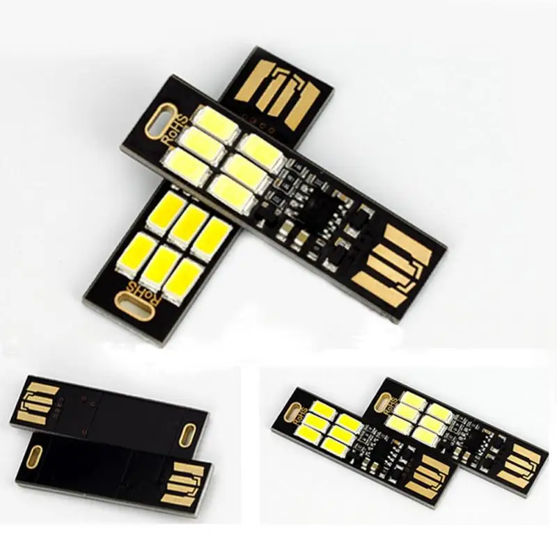 Мини сенсорное управление регулируемый светодиодный USB Свет 1 Вт для 5 в