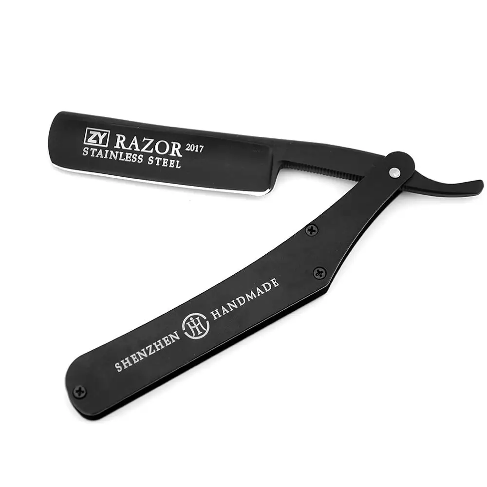 Бритва готовая прямая бритва лезвие из нержавеющей стали Складная складное