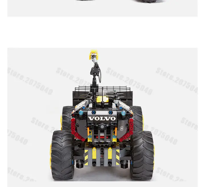 Technic Science детские строительные игрушки Volvo концепция колеса автомобиля Сборка строительные блоки для грузовиков зерновые игрушки 20084