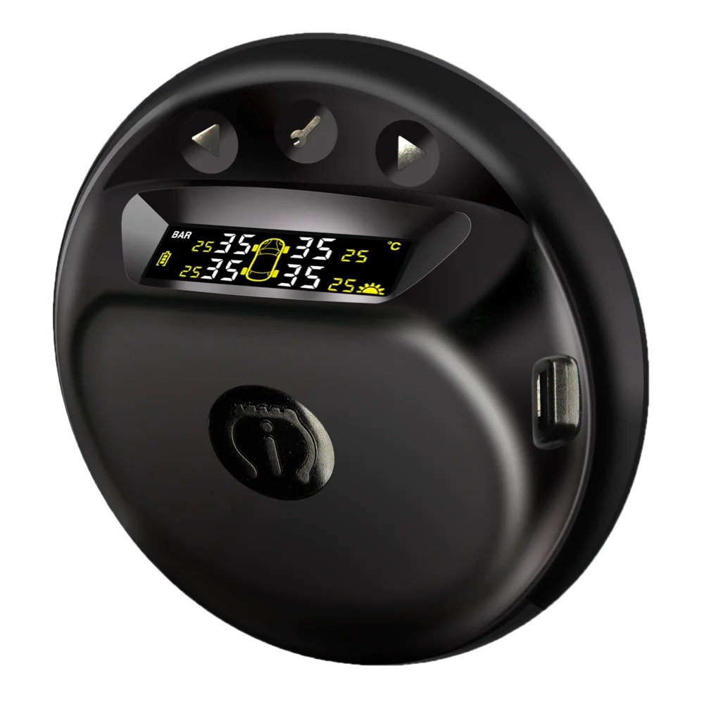 CARCHET автомобильная система контроля давления в шинах TPMS ЖК-дисплей интеллектуальная Предупреждение экономия топлива с 4 датчиками Tpms
