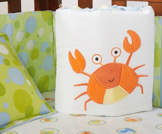 Комплект детского постельного белья с вышивкой 7 шт. | Мать и ребенок