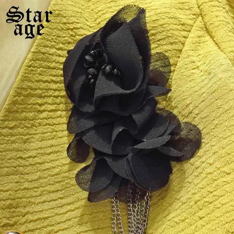 Женское короткое двубортное пальто с аппликацией весна осень 9113|jacket brand|plus jacketautumn