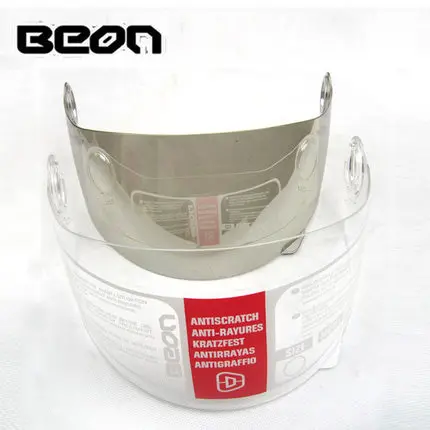 Beon шлем козырек B-500 полное лицо шлем козырек объектив мотоцикл capacete PC козырек с УФ-защитой линзы коричневый и прозрачный