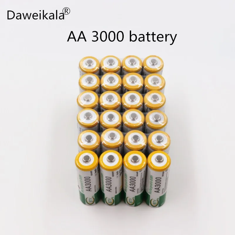4-20 шт Kedanone AA 3000 1,2 V качественная аккумуляторная батарея AA 3000 mAh BTY Ni-MH 1,2 V аккумуляторная батарея 2A 3000