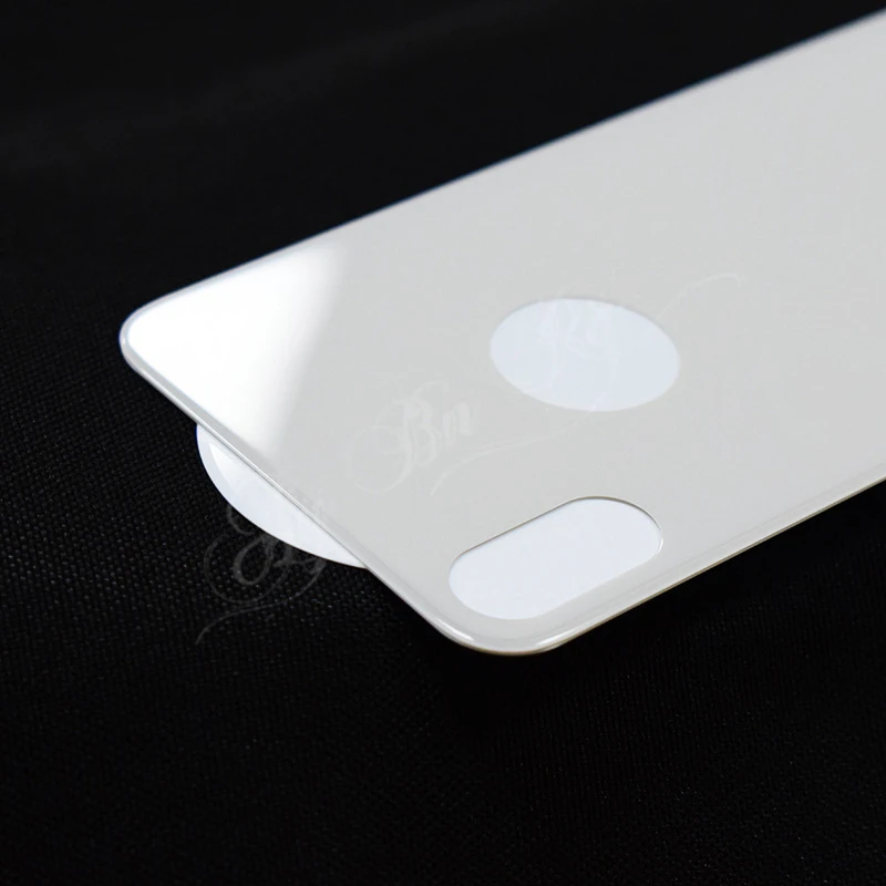2 шт 3D полное покрытие задней части стекла протектор для iphone Xs Max Xr 6 6S 7 8 Plus 9H Закаленное стекло пленка черный белый прозрачный