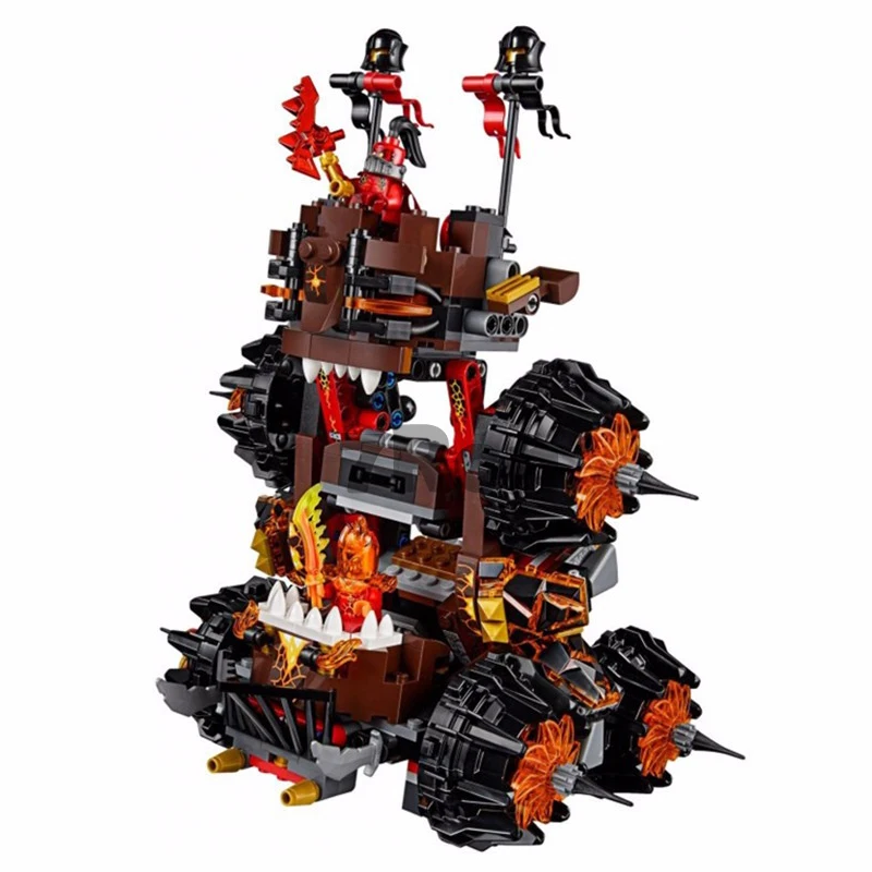 10518 14018 Nexus Knights Siege модель машины Строительные наборы совместимы с lego 8017 3D кирпичи