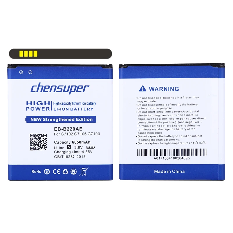 Аккумулятор chensuper для Samsung Galaxy Grand 2 G7102 G7106 G7100 G7105 G7108 G7109 I9295 i9507V с функцией зарядки