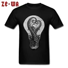 Хит продаж, Мужская футболка, светильник Storm Cool, футболки Octopus Cthulhu, лампа с принтом, футболка 100% хлопок, мужские футболки, персонализированный подарок