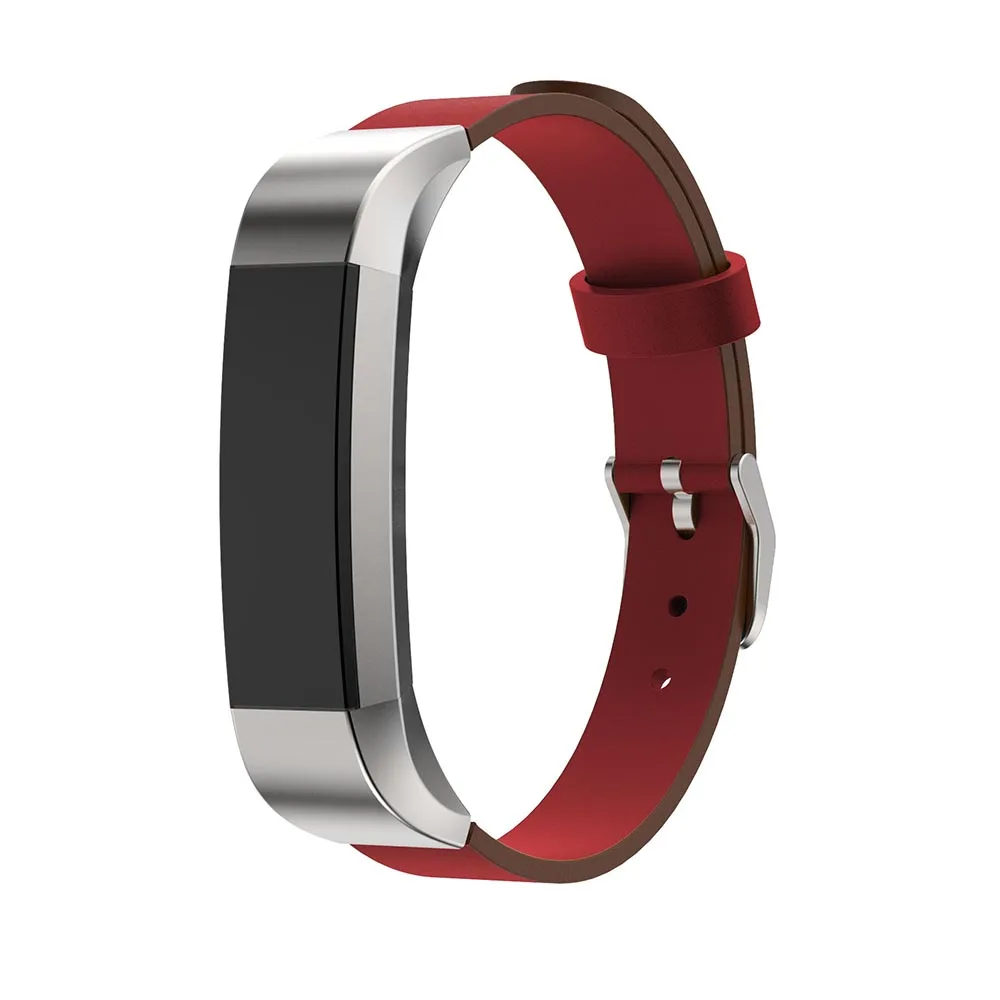 Роскошный сменный ремешок из натуральной кожи для Fitbit Alta/Alta HR, браслет на запястье, ремешок для часов, черный ремешок для часов, высокое качество