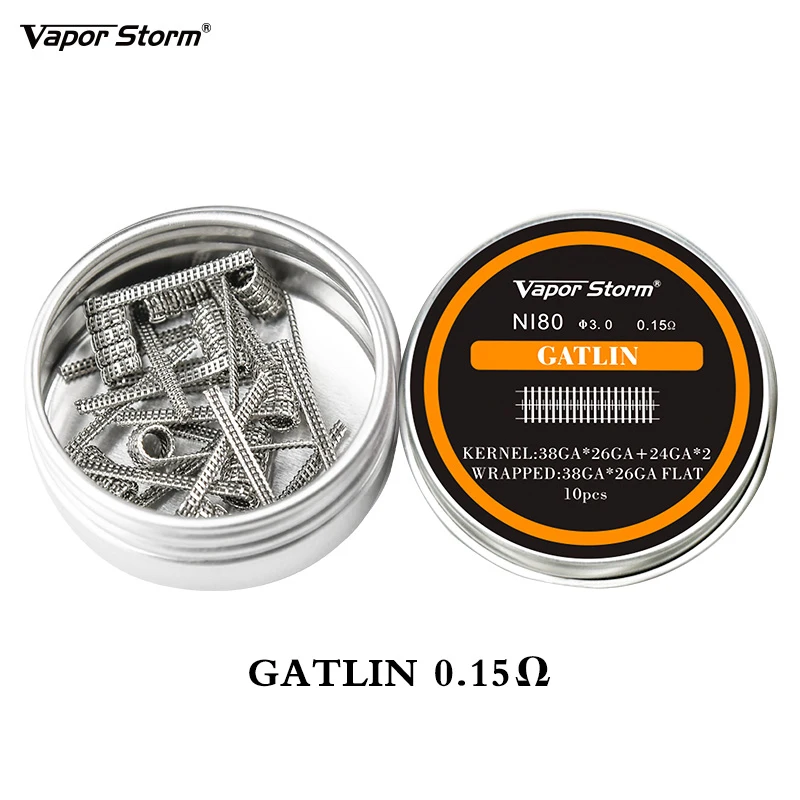 Vapor Storm Alien V2 Плавленая Clapton Предварительно Построенная спираль RDA Ni80 высокая